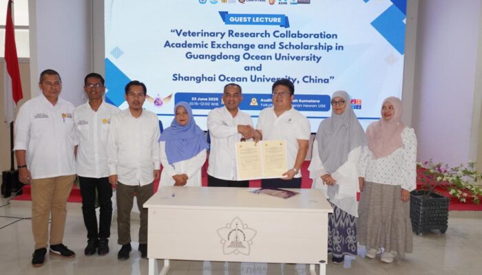 Dukung World Class University, FKH USK Jalin Kerja Sama Strategis dengan Dua Universitas Tiongkok